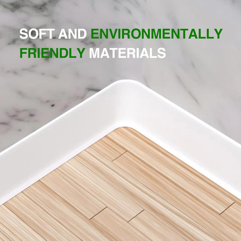 ROUIXSEN White Wall Molding Trim 3 Inch x 10 Feet, Wall Base Baseboard Molding Trim Flexible Self Adhesive Rubber Wall Base Moulding Trim Peel and Stick Design Home Decoration Skirting Strip - Image 2